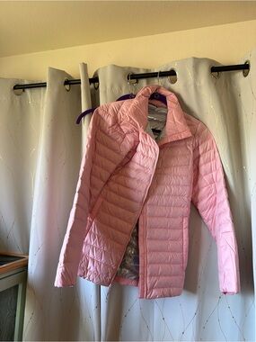 32 Degrees Light Pink Quilted Women's Puffer Jacket